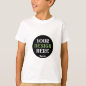 kundenspezifisch, einzigartig, elegant & minimalis T-Shirt (Vorderseite)