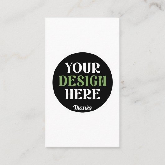 kundenspezifisch, einzigartig, elegant & minimalis telefonnummerkarte (Vorderseite)