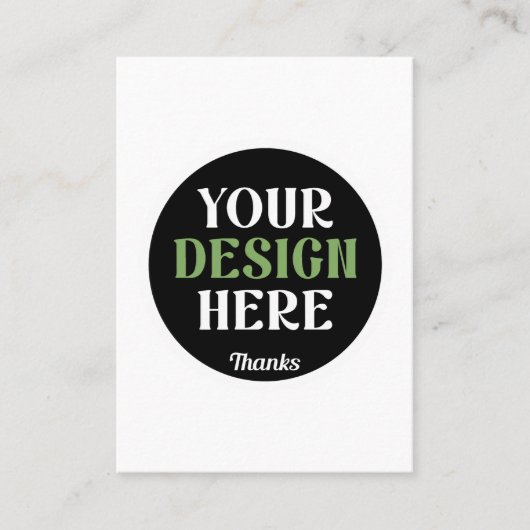 kundenspezifisch, einzigartig, elegant & minimalis telefonnummerkarte (Vorderseite)