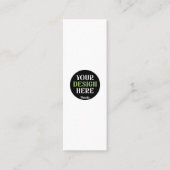 kundenspezifisch, einzigartig, elegant & minimalis telefonnummerkarte (Vorderseite)