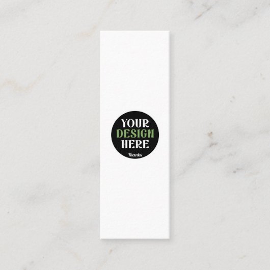 kundenspezifisch, einzigartig, elegant & minimalis telefonnummerkarte (Vorderseite)