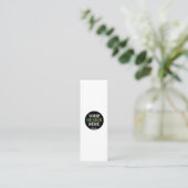 kundenspezifisch, einzigartig, elegant & minimalis telefonnummerkarte (Stehend Vorderseite)