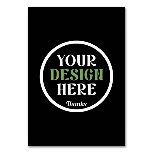 kundenspezifisch, einzigartig, elegant & minimalis tischnummer (Vorderseite)