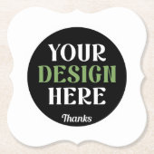 kundenspezifisch, einzigartig, elegant & minimalis untersetzer (Vorderseite)