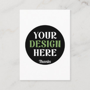 kundenspezifisch, einzigartig, elegant & minimalis visitenkarte