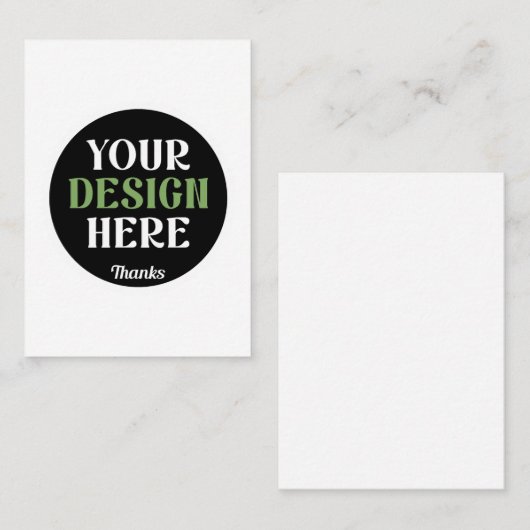 kundenspezifisch, einzigartig, elegant & minimalis visitenkarte (Vorne/Hinten)