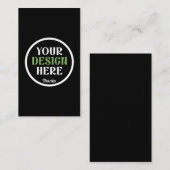 kundenspezifisch, einzigartig, elegant & minimalis visitenkarte (Vorne/Hinten)