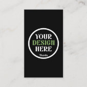 kundenspezifisch, einzigartig, elegant & minimalis visitenkarte (Vorderseite)