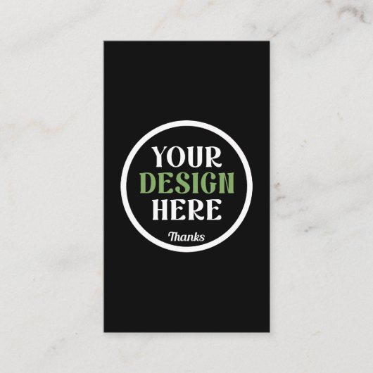 kundenspezifisch, einzigartig, elegant & minimalis visitenkarte (Vorderseite)