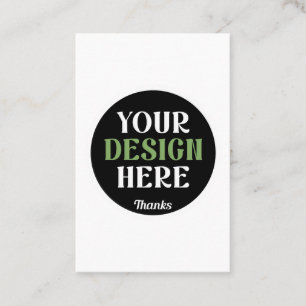 kundenspezifisch, einzigartig, elegant & minimalis visitenkarte