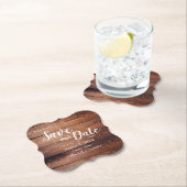 Kundenspezifisch Gerettet Datum Gastgeschenk Hochz Untersetzer (Vor Ort)