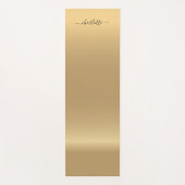 Kundenspezifisch, Gold (Imitat) Yogamatte (Vorderseite)