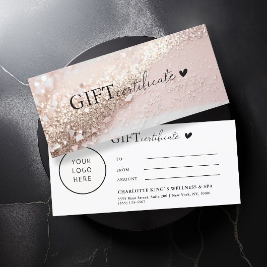 Kundenspezifisch, Logo, Glitzer, Unternehmen