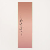 Kundenspezifisch, Rosegold (Imitat) Yogamatte (Vorderseite)