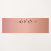 Kundenspezifisch, Rosegold (Imitat) Yogamatte (Vorderseite (Horizontal))