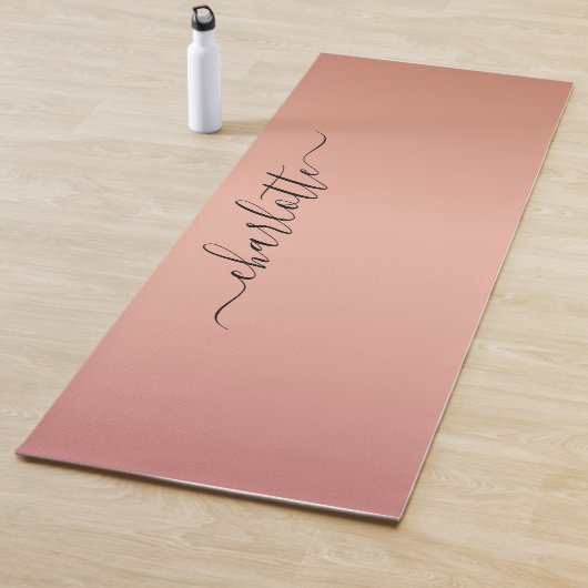 Kundenspezifisch, Rosegold (Imitat) Yogamatte (Beispiel)
