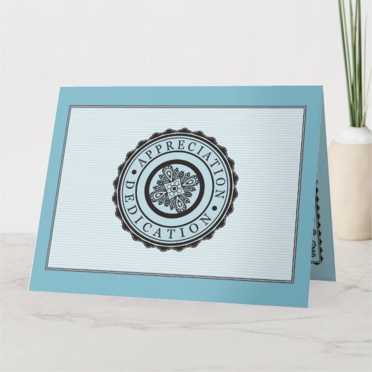 Kundenspezifische 10 Jahre Service-Auszeichnung fü Karte (Vorderseite)