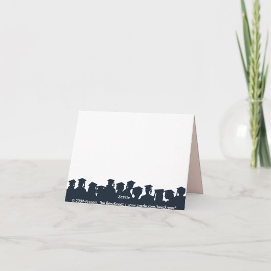 Kundenspezifische Abschluss Dankeschön-Karte (Kora Dankeskarte (Rückseite)