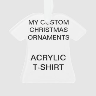 Kundenspezifische Acryl-T - SHIRT Ornament