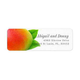 Kundenspezifische Adresse der Sommer-Mango-