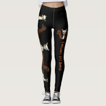 Kundenspezifische Alpaka-Leggings