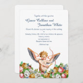 Kundenspezifische Amorgarten-Hochzeitseinladung Einladung (Vorne/Hinten)