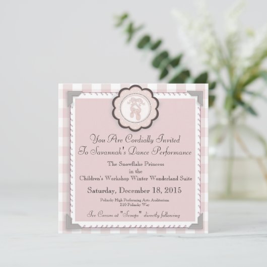 Kundenspezifische Ankündigung zur Performance von (Stehend Vorderseite)