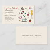 Kundenspezifische Anpassung und Änderungen - Busin Visitenkarte (Vorne/Hinten)