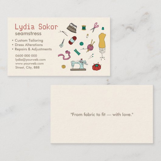 Kundenspezifische Anpassung und Änderungen - Busin Visitenkarte (Vorne/Hinten)