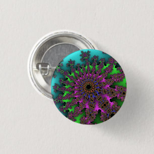 Kundenspezifische aquamarine lila button