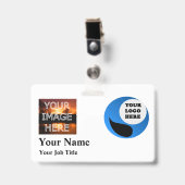 Kundenspezifische Ausweis (Vorderseite mit Clip)