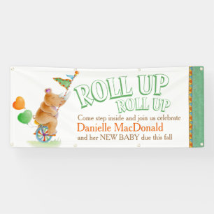 Kundenspezifische Babyparty-Zirkus Banner