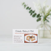 Kundenspezifische Bäckerei, Feinkostgeschäft oder Visitenkarte (Stehend Vorderseite)