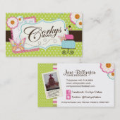 Kundenspezifische Bäckerei-Visitenkarte Visitenkarte (Vorne/Hinten)