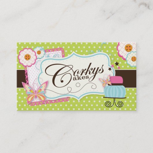 Kundenspezifische Bäckerei-Visitenkarte Visitenkarte (Vorderseite)