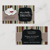 Kundenspezifische Bäckerei-Visitenkarte Visitenkarte (Vorne/Hinten)