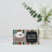 Kundenspezifische Bäckerei-Visitenkarte Visitenkarte (Stehend Vorderseite)