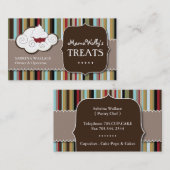 Kundenspezifische Bäckerei-Visitenkarte Visitenkarte (Vorne/Hinten)