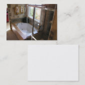 Kundenspezifische Badezimmer-Visitenkarte Visitenkarte (Vorne/Hinten)