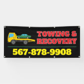 Kundenspezifische Banner für Schlepp- und Erholung (Horizontal)