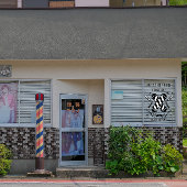 Kundenspezifische Barbershop-Werbung Fensteraufkleber