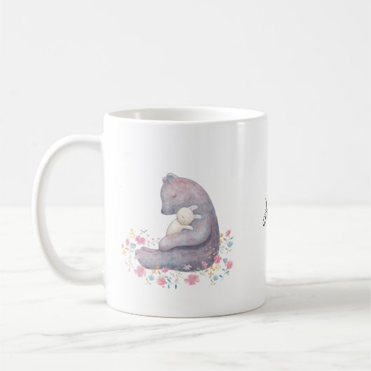 Kundenspezifische Bärn-u. Kaffeetasse (Links)