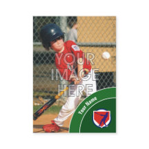 Kundenspezifische Baseball-Trading Card
