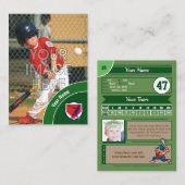 Kundenspezifische Baseball-Trading Card Visitenkarte (Vorne/Hinten)