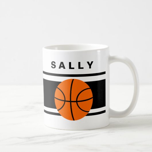 Kundenspezifische Basketball-Tassen Kaffeetasse (Rechts)