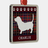 Kundenspezifische Basset Ornament Aus Metall (Rechts)