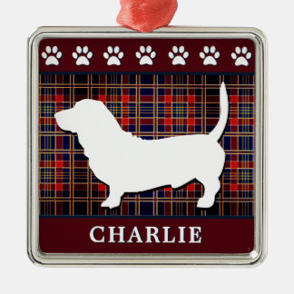 Kundenspezifische Basset Ornament Aus Metall