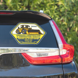 Kundenspezifische Bauaufträge Aufkleber
