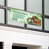 Kundenspezifische Bauern Markt Bio Veggies Banner (Äußeres Gebäude)