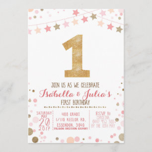 Kundenspezifische bday laden ein einladung